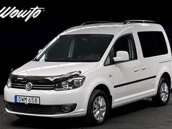 Vit Begagnad 2014 VW Caddy Life Minibuss | 219 800 kr