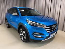 Ljusblå (blå) Begagnad 2017 Hyundai Tucson SUV | 199 900 kr (Marknadspris)