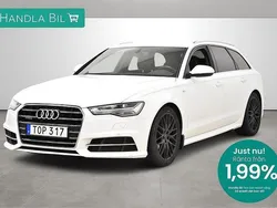 Vit Begagnad 2017 Audi A6 S-Line Kombi | 249 900 kr (Bra pris)