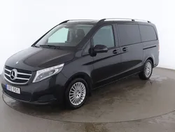 Svart Begagnad 2016 Mercedes V220 Minibuss | 371 000 kr