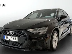Svart Begagnad 2022 Audi A3 Sportback Proline Halvkombi | 249 900 kr (Marknadspris)