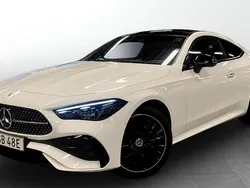 Vit (white) Begagnad 2024 Mercedes CLE300 AMG line Sportkupé | 699 000 kr (Marknadspris)