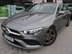 Mörkgrå (grå) Begagnad 2020 Mercedes CLA200 Shooting Brake AMG Kombi | 289 900 kr (Marknadspris)