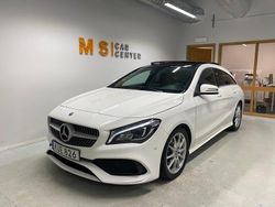 Vit Begagnad 2018 Mercedes CLA200 Shooting Brake AMG Kombi | 229 700 kr (Marknadspris)