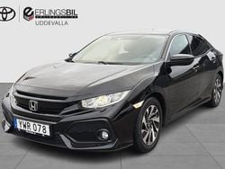Svart Begagnad 2018 Honda Civic Elegance Halvkombi | 149 000 kr (Bra pris)