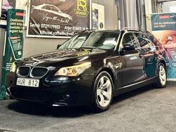 Svart Begagnad 2009 BMW 520 M Sport Kombi | 69 900 kr (Marknadspris)