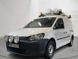 Vit Begagnad 2013 VW Caddy Minibuss | 89 000 kr