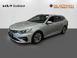 Grå Begagnad 2019 Kia Optima Hybrid 2 Sedan | 199 900 kr (Marknadspris)