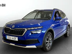 Blå Begagnad 2023 Skoda Kamiq ScoutLine SUV | 259 900 kr (Marknadspris)