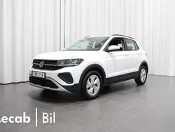Vit (pure white) Begagnad 2024 VW T-Cross Life SUV | 209 500 kr (Marknadspris)