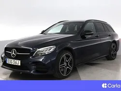 Mörkblå Begagnad 2020 Mercedes C300e AMG Kombi | 304 900 kr (Lite dyr)