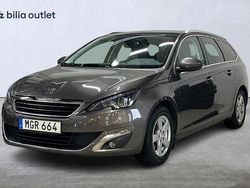 Grå Begagnad 2016 Peugeot 308 Allure Kombi | 109 900 kr (Marknadspris)