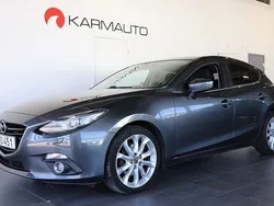 Grå Begagnad 2014 Mazda 3 Optimum Halvkombi | 129 900 kr (Lite dyr)