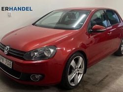 Röd Begagnad 2009 VW Golf VI Halvkombi | 69 900 kr (Marknadspris)