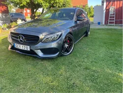 Grå Begagnad 2017 Mercedes C220 AMG line Kombi | 215 000 kr (Marknadspris)