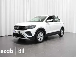 Vit (pure white) Begagnad 2024 VW T-Cross Life SUV | 209 500 kr (Marknadspris)
