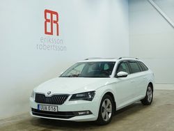 Vit Begagnad 2018 Skoda Superb Kombi | 239 900 kr (Lite dyr)