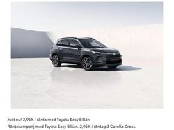 Svart Ny 2025 Toyota Corolla Cross SUV | 361 900 kr (Bra pris)