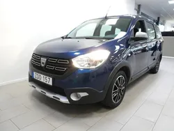 Blå Begagnad 2017 Dacia Lodgy Stepway Minibuss | 89 900 kr (Bra pris)