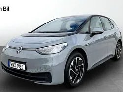 Grå Begagnad 2020 VW ID.3 Pro Performance Halvkombi | 239 900 kr (Marknadspris)