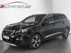 Svart Begagnad 2019 Peugeot 5008 GT-line Minibuss | 284 900 kr (Marknadspris)