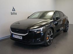 Svart Begagnad 2021 Polestar 2 Long Range Dual motor Halvkombi | 329 500 kr (Marknadspris)