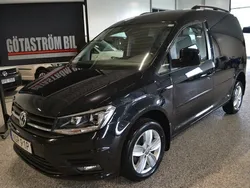Svart (svart metallic) Begagnad 2020 VW Caddy Minibuss | 295 000 kr (Dyr)