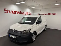 Vit Begagnad 2021 VW Caddy Minibuss | 209 000 kr