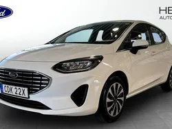 Vit (white) Begagnad 2022 Ford Fiesta Titanium Halvkombi | 149 900 kr (Bra pris)