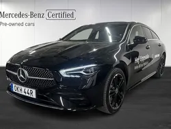 Svart Begagnad 2024 Mercedes CLA250e Shooting Brake AMG Kombi | 459 900 kr (Dyr)