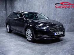 Svart Begagnad 2021 Skoda Superb Business Line Kombi | 249 800 kr (Lite dyr)