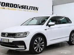 Vit Begagnad 2017 VW Tiguan R-line SUV | 264 900 kr (Marknadspris)