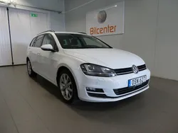 Vit Begagnad 2014 VW Golf VII Kombi | 159 900 kr (Marknadspris)