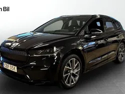 Svart Begagnad 2022 Skoda Enyaq iV SportLine SUV | 414 900 kr (Marknadspris)