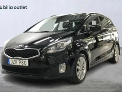Svart Begagnad 2015 Kia Carens Comfort Minibuss | 134 900 kr (Marknadspris)