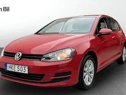 Röd Begagnad 2017 VW Golf VII Kombi | 129 900 kr (Bra pris)