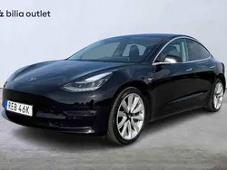 Svart Begagnad 2019 Tesla Model 3 Long Range AWD Sedan | 199 900 kr (Lite dyr)