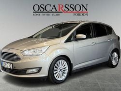 Grå Begagnad 2017 Ford C-MAX Titanium Minibuss | 114 900 kr (Marknadspris)