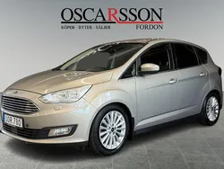 Grå Begagnad 2017 Ford C-MAX Titanium Minibuss | 114 900 kr (Marknadspris)