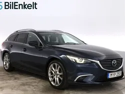 Blå Begagnad 2015 Mazda 6 Optimum Kombi | 149 900 kr (Marknadspris)