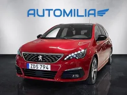 Ljusröd (röd) Begagnad 2017 Peugeot 308 GT-line Kombi | 94 900 kr (Dyr)