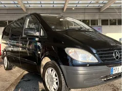 Svart Begagnad 2010 Mercedes Vito Minibuss | 59 900 kr (Marknadspris)