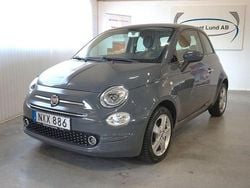 Grå Begagnad 2018 Fiat 500 Lounge Halvkombi | 99 000 kr (Marknadspris)