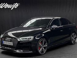 Svart Begagnad 2018 Audi RS3 Comfort Sedan | 459 800 kr (Marknadspris)