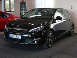Svart Begagnad 2013 Peugeot 308 Allure Halvkombi | 79 900 kr (Marknadspris)