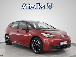 Mörkröd Begagnad 2022 VW ID.3 Comfortline Halvkombi | 268 900 kr (Bra pris)