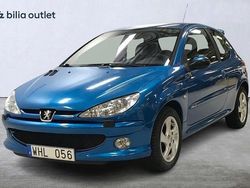 Blå Begagnad 2004 Peugeot 206 Halvkombi | 14 900 kr (Marknadspris)