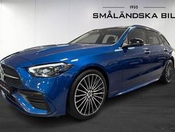 Blå Begagnad 2022 Mercedes C220 AMG line Kombi | 449 000 kr (Marknadspris)