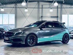 Mörkgrå (grå metallic) Begagnad 2014 Mercedes A45 AMG AMG Halvkombi | 244 900 kr (Marknadspris)
