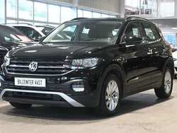 Svart Begagnad 2019 VW T-Cross Comfortline SUV | 139 000 kr (Marknadspris)